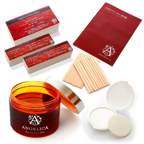 vio脱毛 【初めての方用】【女性用】[スターターキット] ANGELICA 創業9年の実績を誇る専門サロンのブラジリアンワックス デケートゾーン 脱毛 信州産蜂蜜配合【無添加・日本製】